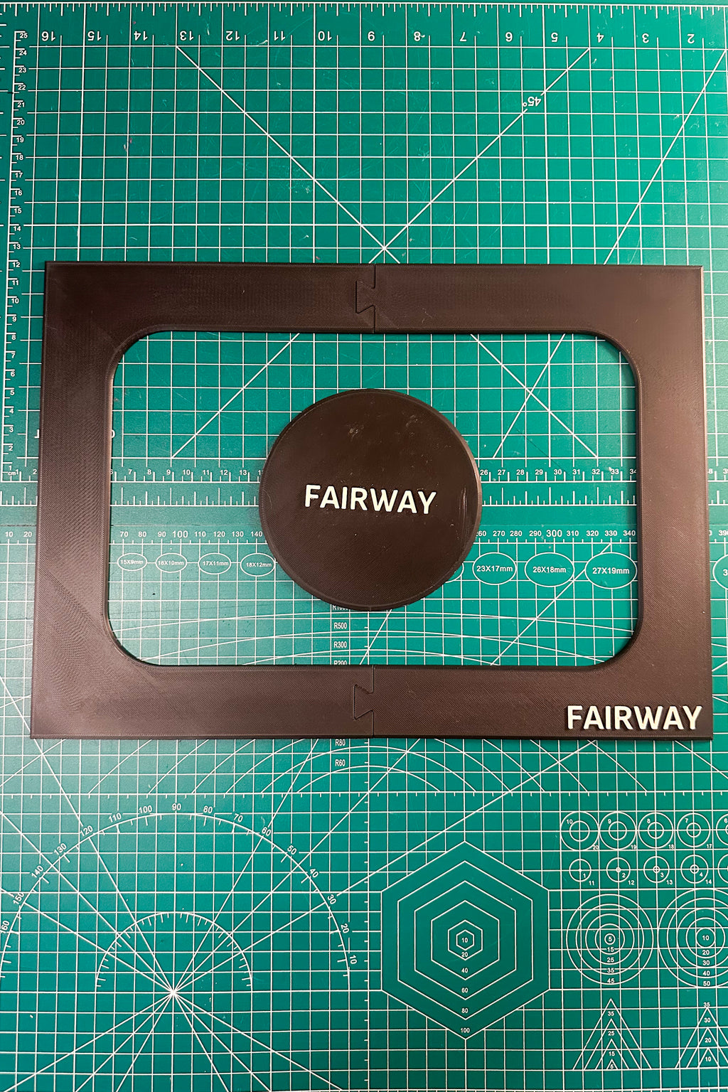 Fairway Wood Cover Template